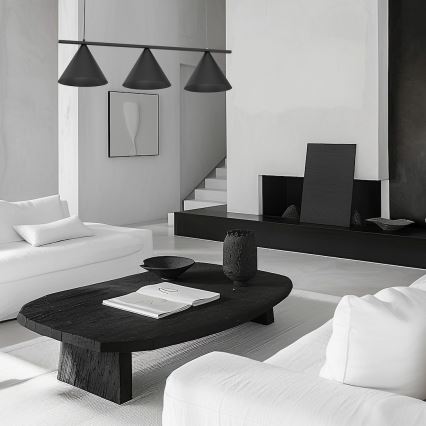 Lustr na lanku CAPITAL 3xGX53/15W/230V černá