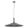 Lustr na lanku CAPRI 1xE27/15W/230V pr. 70 cm antracit/šedá