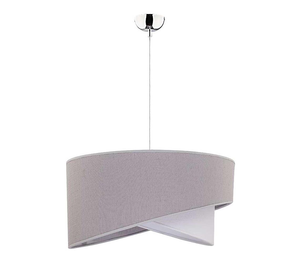 Duolla Lustr na lanku CELLO 1xE27/40W/230V šedá DU8309