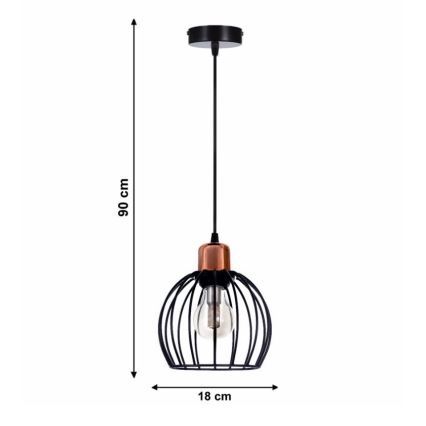 Lustr na lanku CELTA 1xE27/40W/230V