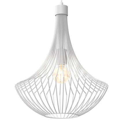 Lustr na lanku CESTA 1xE27/60W/230V bílá