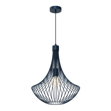 Lustr na lanku CESTA 1xE27/60W/230V modrá