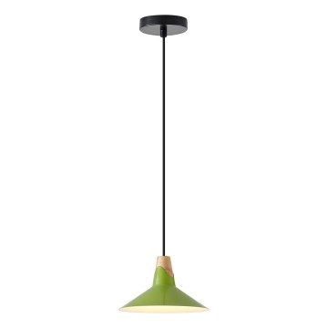 Lustr na lanku CHROMA 1xE27/15W/230V zelená