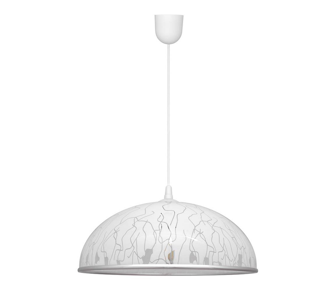Helam Lustr na lanku CIRCLE 1xE27/60W/230V bílá HE1007