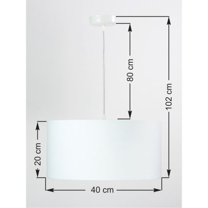 Lustr na lanku CLASSIC 1xE27/60W/230V