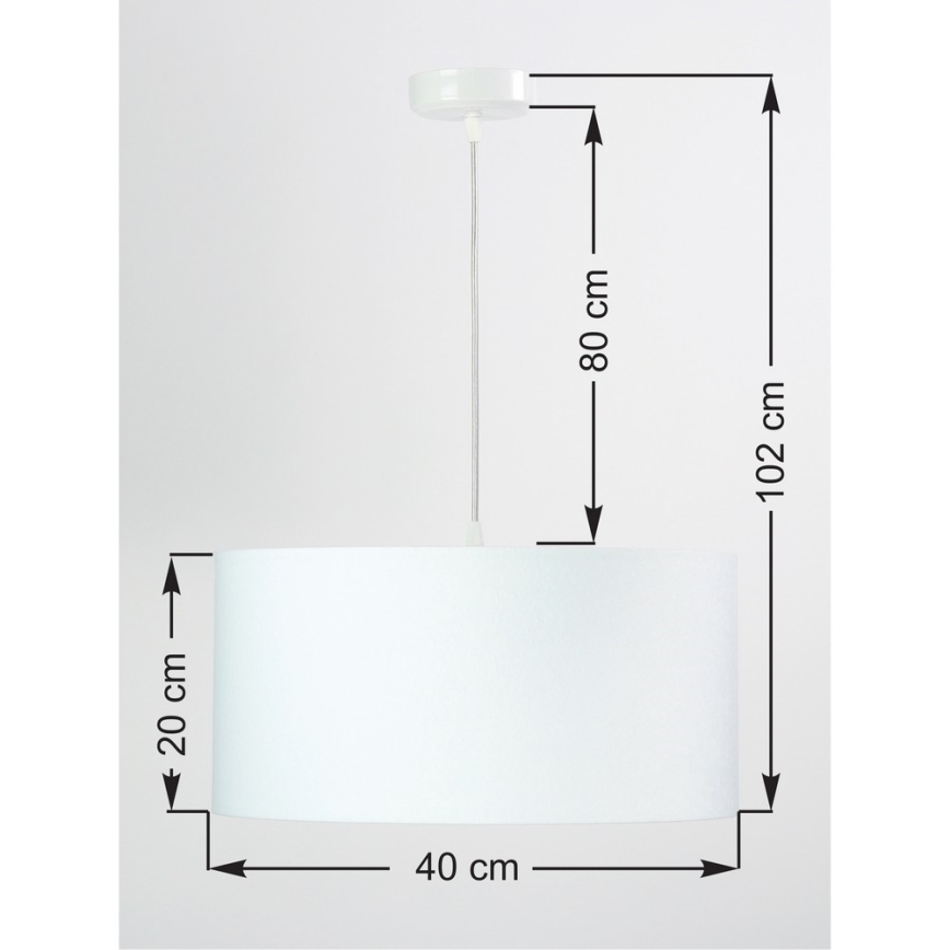 Lustr na lanku CLASSIC 1xE27/60W/230V