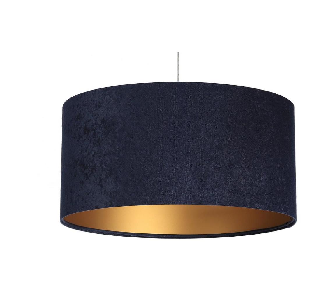BPS Koncept Lustr na lanku CLASSIC 1xE27/60W/230V modrá/zlatá BS0144