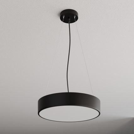 Lustr na lanku CLEO 3xE27/24W/230V pr. 40 cm černá