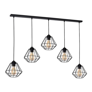Lustr na lanku COLIN 5xE27/60W/230V