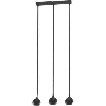 Lustr na lanku COLM 3xGU10/30W/230V černá