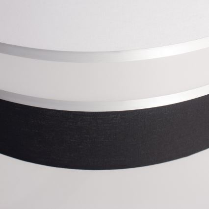 Lustr na lanku CORAL 1xE27/60W/230V černobílá