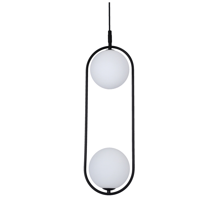 Lustr na lanku CORDEL 2xG9/28W/230V černá