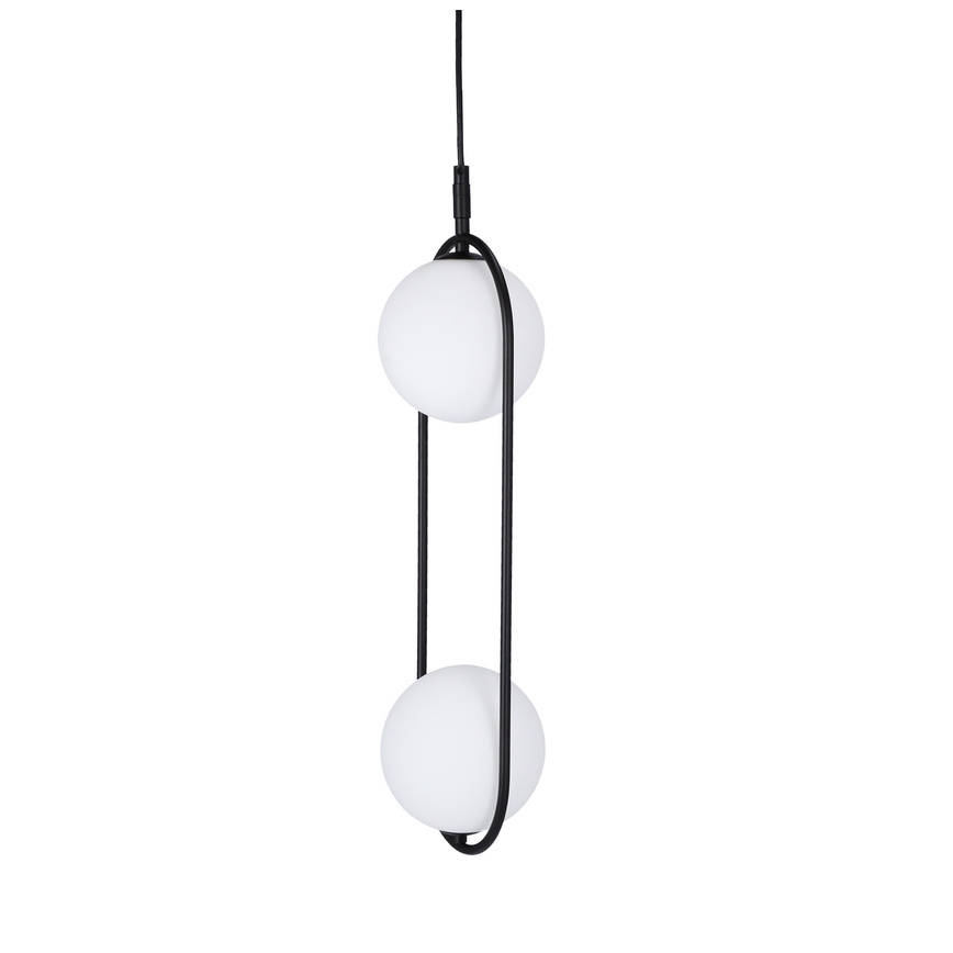 Lustr na lanku CORDEL 2xG9/28W/230V černá