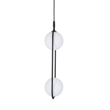 Lustr na lanku CORDEL 2xG9/28W/230V černá