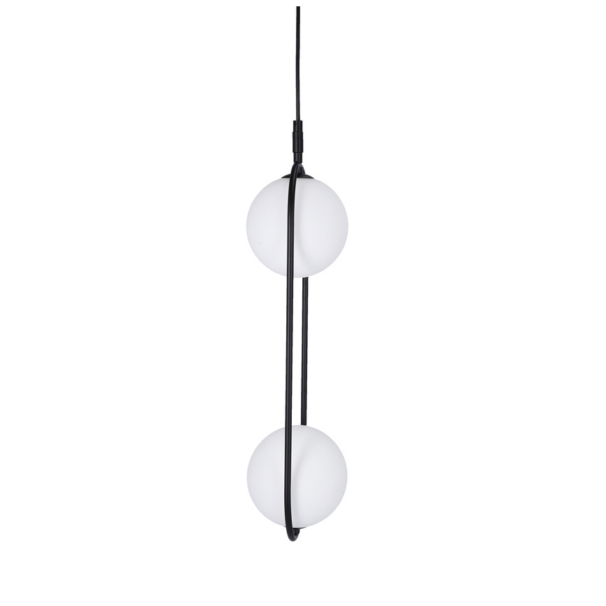 Lustr na lanku CORDEL 2xG9/28W/230V černá
