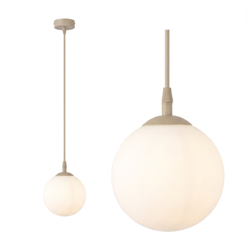 Lustr na lanku COSMO 1xE14/10W/230V béžová