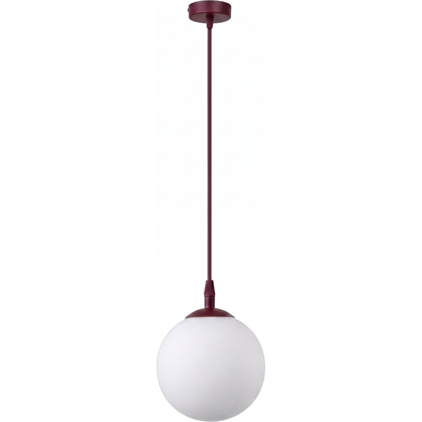 Lustr na lanku COSMO 1xE14/10W/230V červená