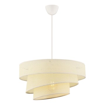 Lustr na lanku COUPER 1xE27/60W/230V bílá