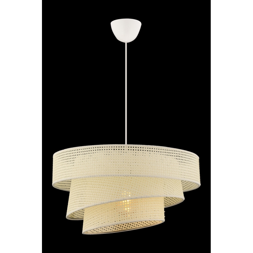 Lustr na lanku COUPER 1xE27/60W/230V bílá