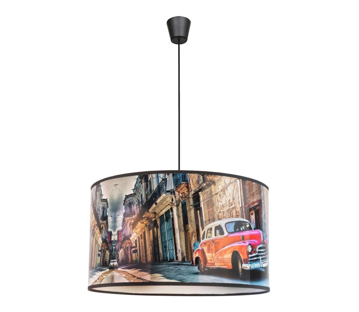 Duolla Lustr na lanku CUBA RED 1xE27/15W/230V DU8726