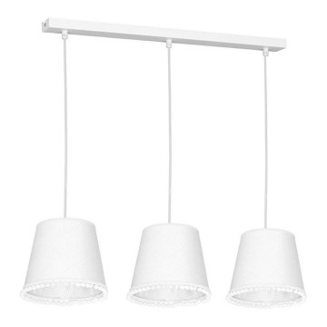 Lustr na lanku DAISY 3xE27/60W/230V