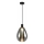 Lustr na lanku DENSO 1xG9/5W/230V pr. 20 cm černý chrom