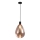 Lustr na lanku DENSO 1xG9/5W/230V pr. 20 cm měděná/černá