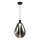 Lustr na lanku DENSO 1xGU10/10W/230V pr. 30 cm černý chrom