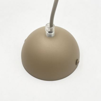 Lustr na lanku DESTELLO 1xE27/15W/230V pr. 33 cm béžová