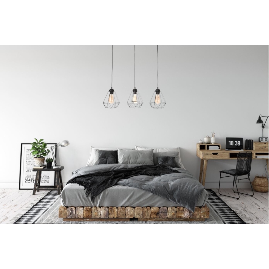 Lustr na lanku DIAMENT MINI 3xE27/60W/230V