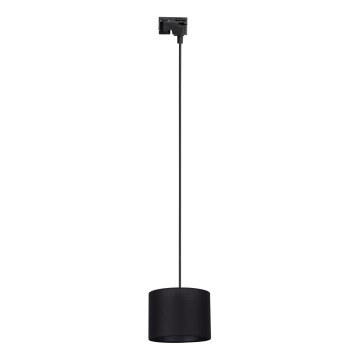 Lustr na lanku do 1-fázového lištového systému TRACER 1xE27/15W/230V pr. 20 cm černá