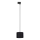 Lustr na lanku do 1-fázového lištového systému TRACER 1xE27/15W/230V pr. 20 cm černá