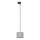 Lustr na lanku do 1-fázového lištového systému TRACER 1xE27/15W/230V pr. 20 cm černá/šedá