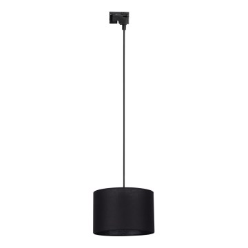 Lustr na lanku do 1-fázového lištového systému TRACER 1xE27/15W/230V pr. 30 cm černá