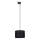 Lustr na lanku do 1-fázového lištového systému TRACER 1xE27/15W/230V pr. 30 cm černá
