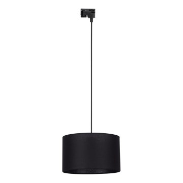 Lustr na lanku do 1-fázového lištového systému TRACER 1xE27/15W/230V pr. 38 cm černá