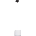 Lustr na lanku do 3-fázového lištového systému TRACER 1xE27/15W/230V pr. 20 cm černá/bílá