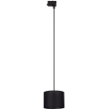 Lustr na lanku do 3-fázového lištového systému TRACER 1xE27/15W/230V pr. 20 cm černá
