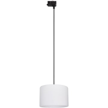 Lustr na lanku do 3-fázového lištového systému TRACER 1xE27/15W/230V pr. 30 cm černá/bílá