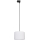 Lustr na lanku do 3-fázového lištového systému TRACER 1xE27/15W/230V pr. 30 cm černá/bílá