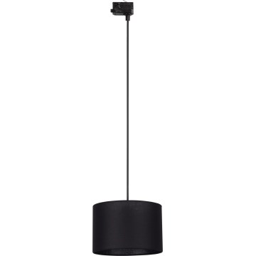 Lustr na lanku do 3-fázového lištového systému TRACER 1xE27/15W/230V pr. 30 cm černá