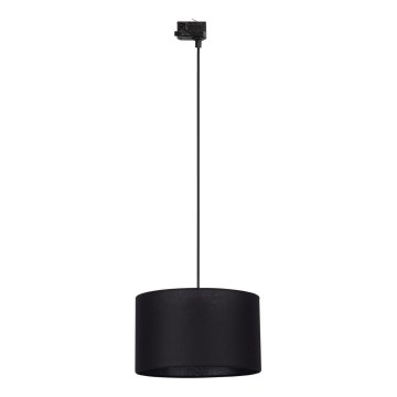 Lustr na lanku do 3-fázového lištového systému TRACER 1xE27/15W/230V pr. 38 cm černá