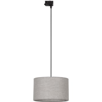 Lustr na lanku do 3-fázového lištového systému TRACER 1xE27/15W/230V pr. 38 cm černá/šedá
