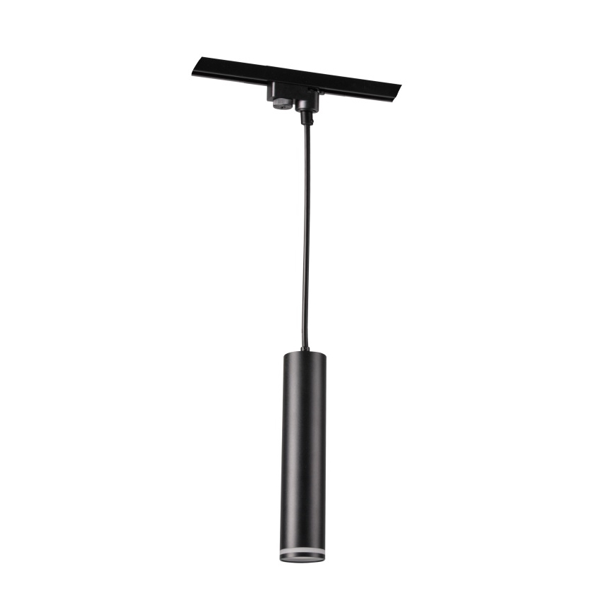 Lustr na lanku do lištového systému PARIS 1xGU10/10W/230V černá