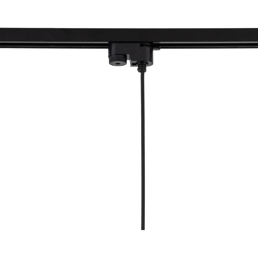 Lustr na lanku do 1-fázového lištového systému TRACER 1xE27/15W/230V pr. 20 cm černá