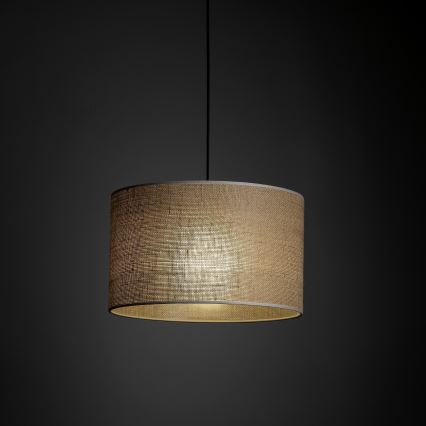 Lustr na lanku do 1-fázového lištového systému TRACER 1xE27/15W/230V pr. 38 cm černá/hnědá