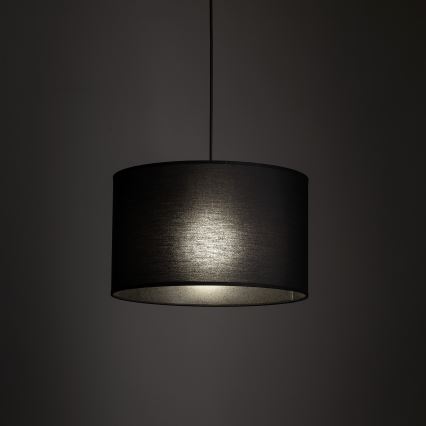 Lustr na lanku do 1-fázového lištového systému TRACER 1xE27/15W/230V pr. 38 cm černá