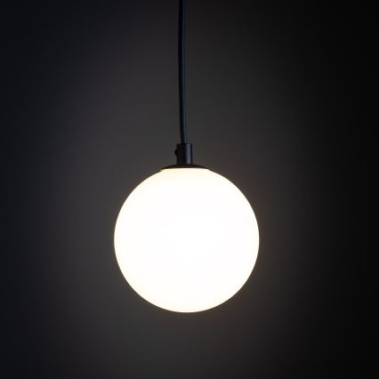 Lustr na lanku do 1-fázového lištového systému TRACER 1xG9/8W/230V černá/bílá