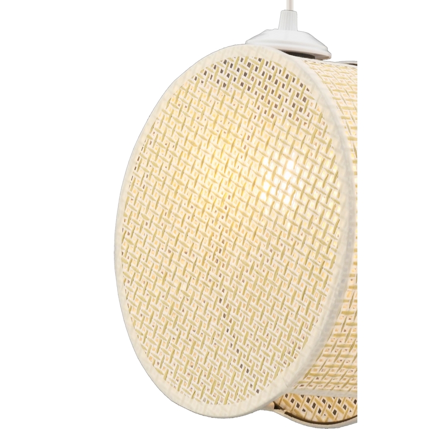 Lustr na lanku DRUM 1xE27/60W/230V krémová