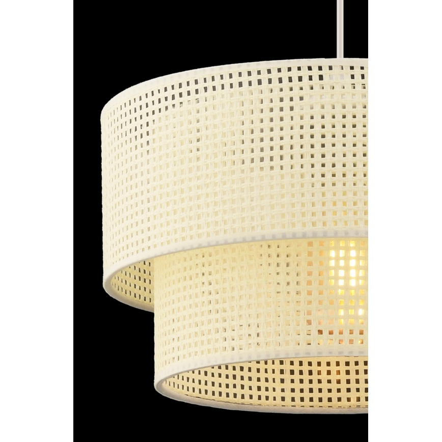 Lustr na lanku ECHO 1xE27/60W/230V krémová